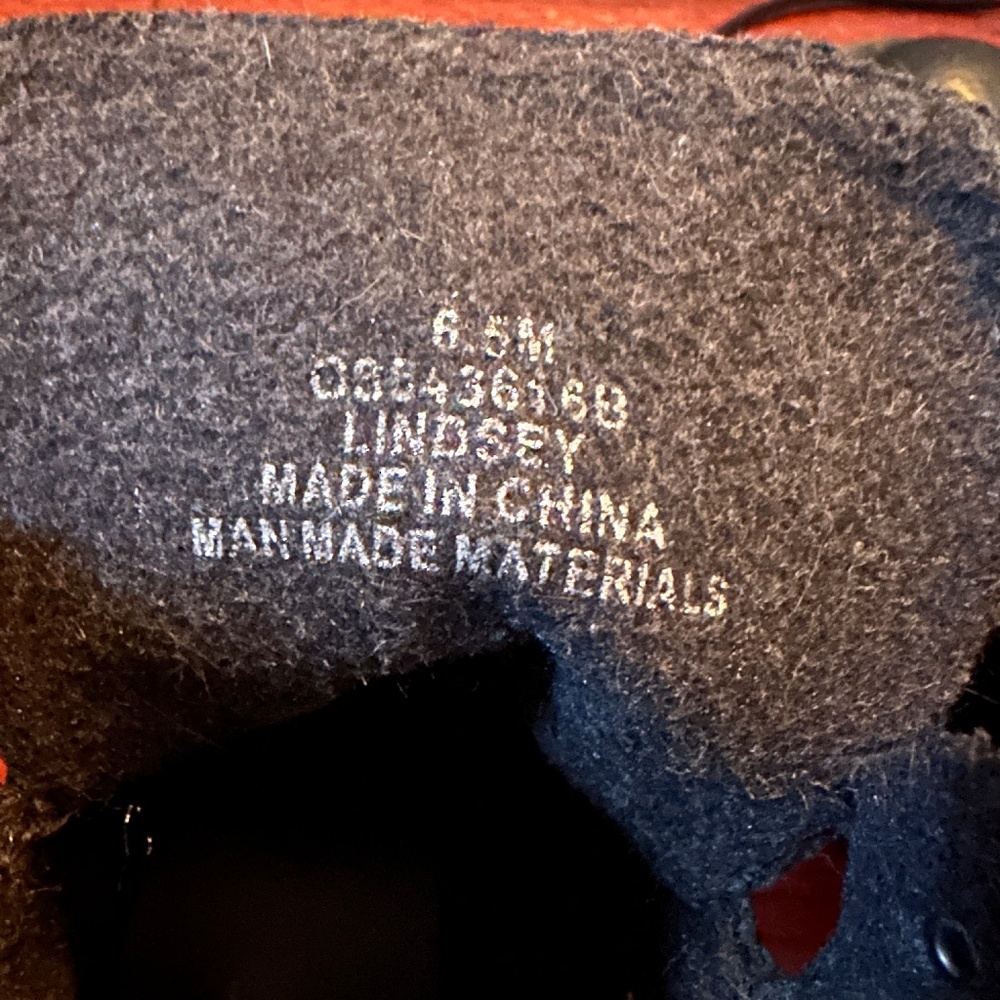 Mia 6.5 Black boots Lindsey - Picture 4 of 7